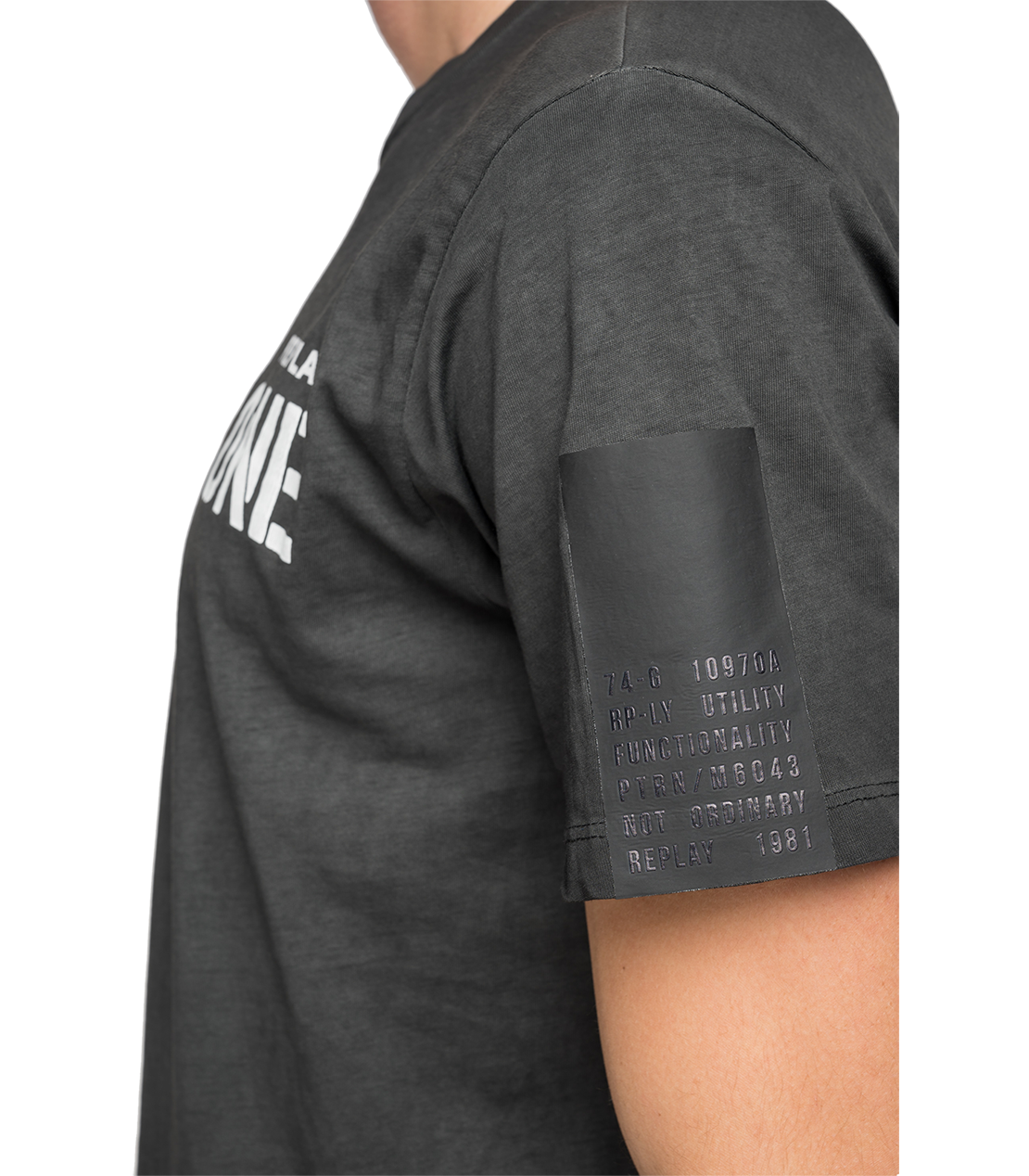 ガーメントダイコットンジャージーARMY Tシャツ 詳細画像 ブラック 6